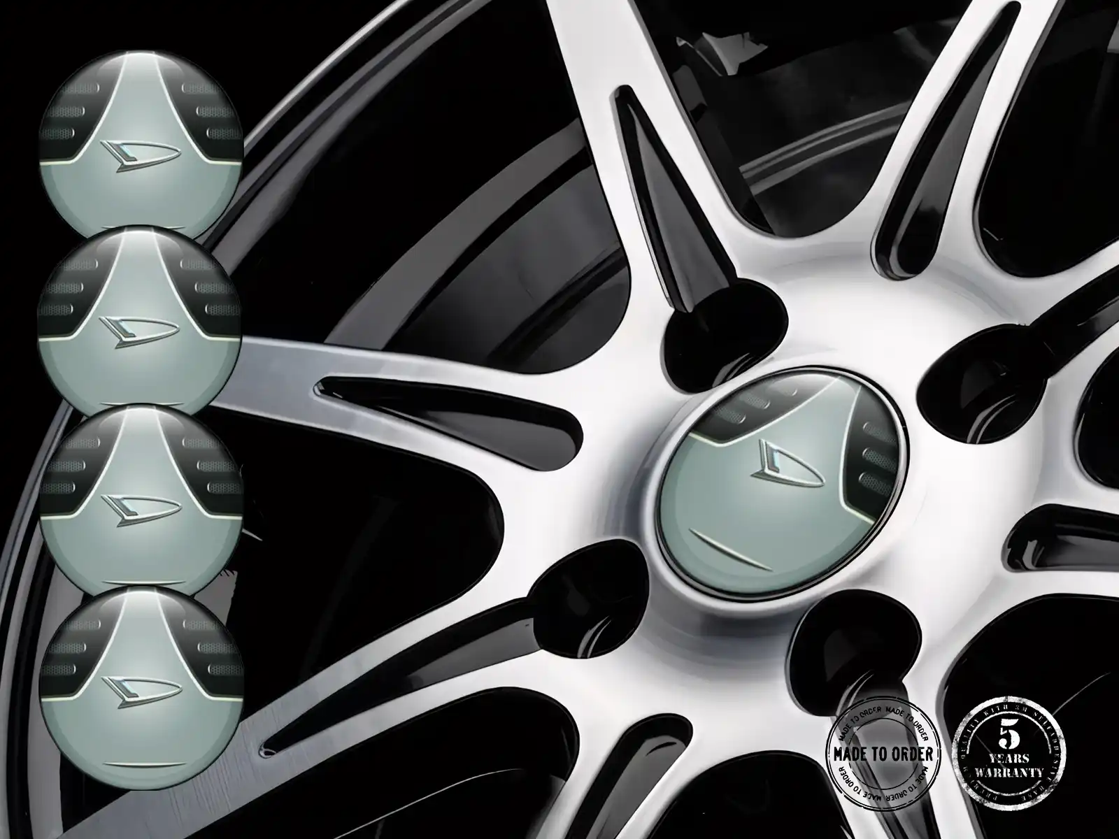 Daihatsu Pegatinas Bombadas Edición Calcomanías Estilo de Silicona